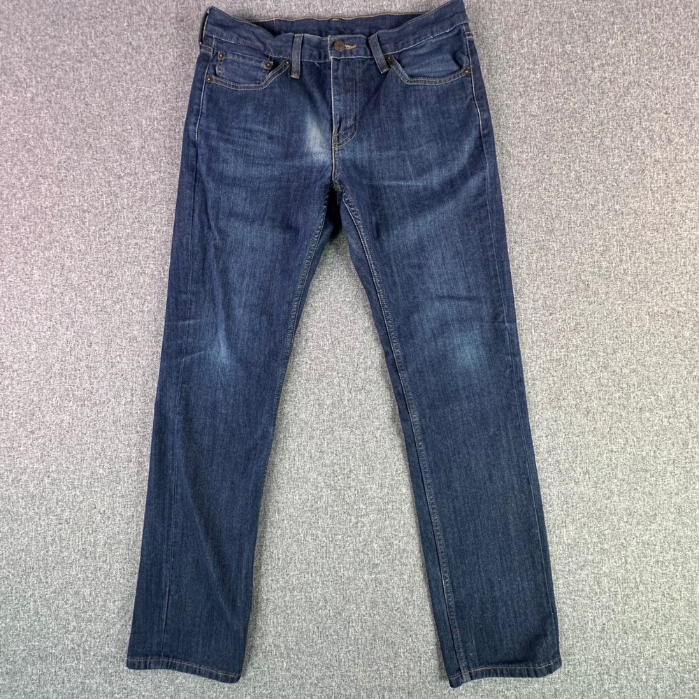 Levi's Jeans Mens 32x32 511 Slim Fit Dark Wash Blue Cotton Denim